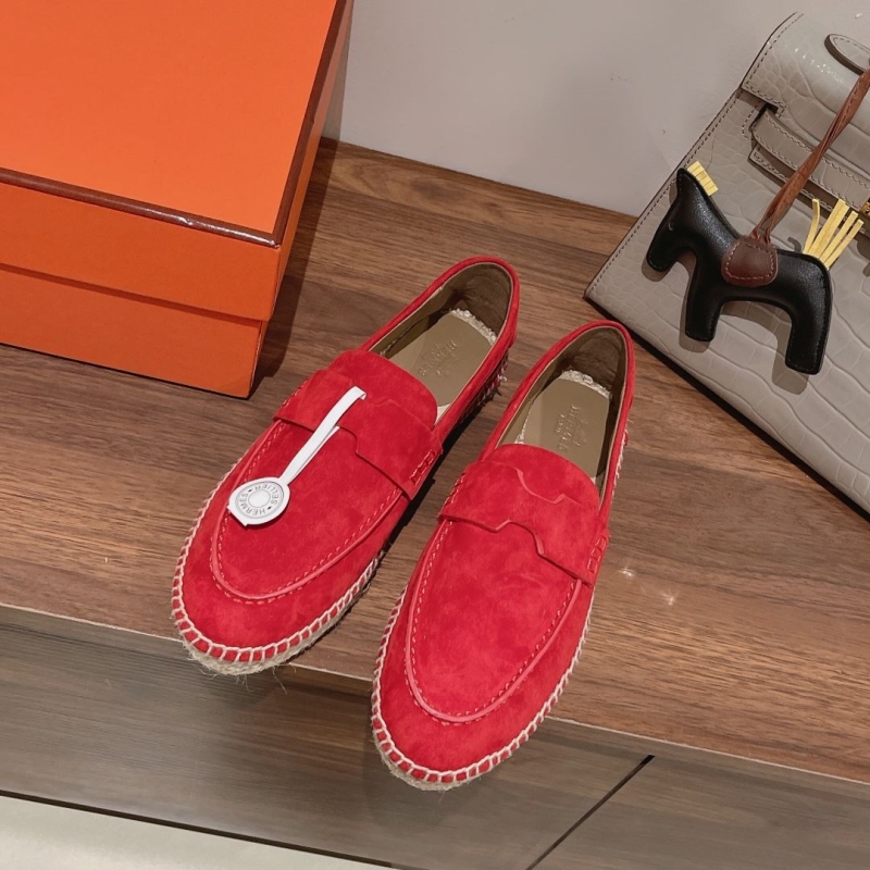 H**mes leather shoes